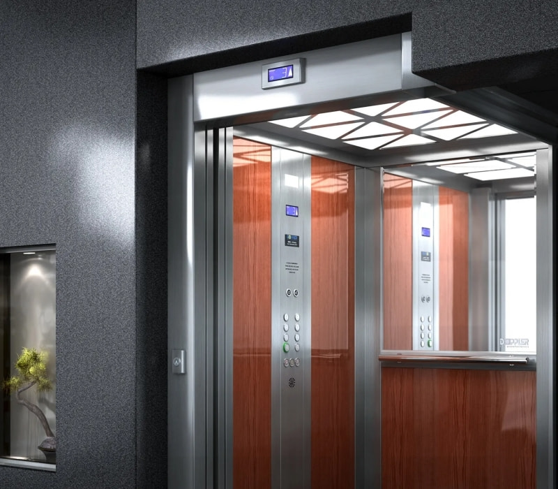 cabin cầu thang máy
