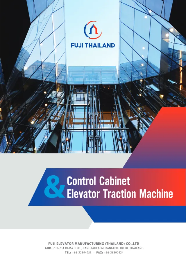 Bìa catalogue máy kéo và tủ điều khiển FUJI THAILAND